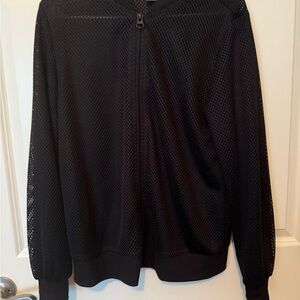 Simply Vera Vera Wang Black Mesh Jacket